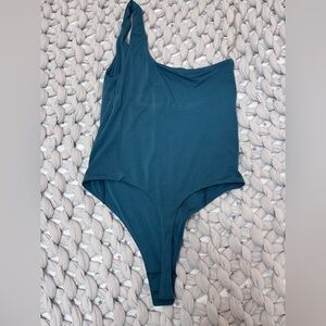 Lululemon Wundermost Deep Teal Bodysuit